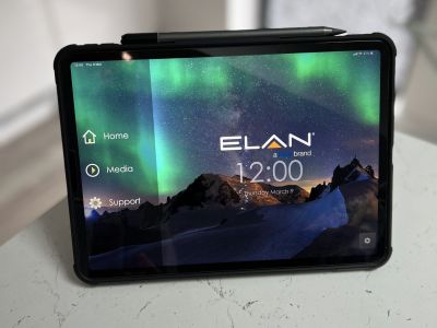 ELAN (Nice) Smart Home Automation running on iPad